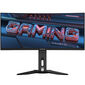 GIGABYTE MO34WQC2, 34 Zoll Gaming Monitor, Curved, 240 Hz, FreeSync Premium Pro, QD-OLED