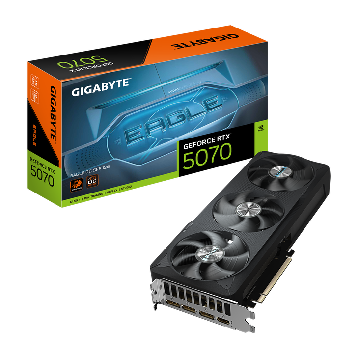 GIGABYTE GeForce RTX 5070 Eagle OC 12G SFF, 12288 MB GDDR7 image number 0