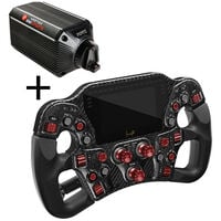 Asetek SimSports Invicta Formula Lenkrad - rot + The Forte Wheelbase (18 Nm)