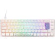 Ducky One 3 Classic Pure White SF Gaming Keyboard, RGB LED - MX-Clear image number null