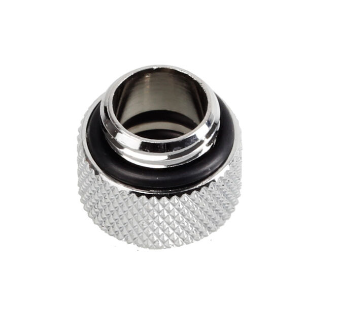 Bitspower Multi-Link Adapter Anschluss gerade G1/4 Zoll AG auf 12mm AD Hardtube - silber gl&auml;nzend image number 1