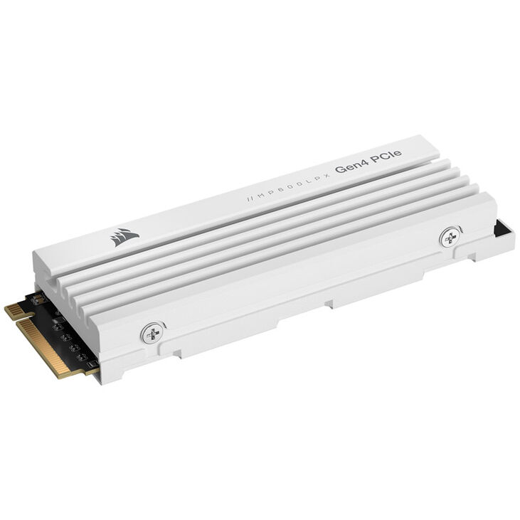 Corsair MP600 Pro LPX NVMe SSD, PCIe 4.0 M.2 Type 2280 - 1 TB - white image number 3