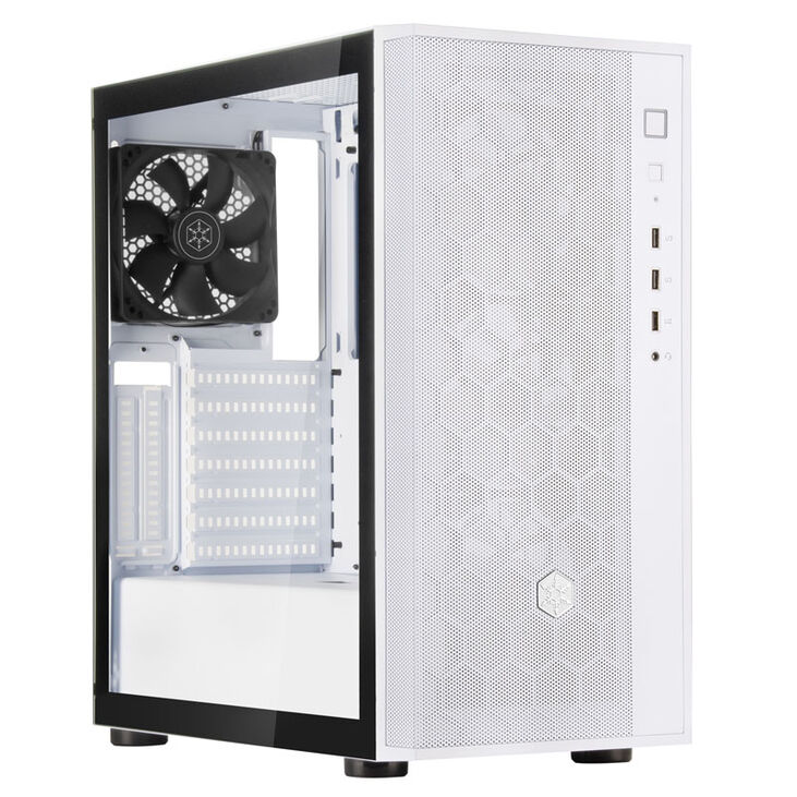 SilverStone Fara R1 V2 Midi-Tower, Tempered Glass - weiß image number 0