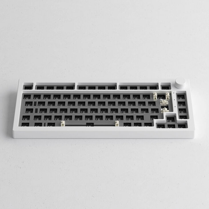 AKKO 5075B Via Barebone Gaming Keyboard, 75% - ANSI, Moon White image number 1