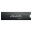 AXAGON CLR-M2L10 passiver M.2-SSD-K&uuml;hlk&ouml;rper - 2280, 10 mm H&ouml;he, Aluminium, schwarz image number null