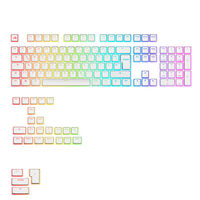Glorious Aura V3 Keycaps, ISO Layout (DE), PBT, Doubleshot - Weiß