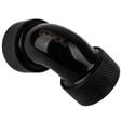 Alphacool HT Adapter 90 Degree 16mm OD to 16mm OD Hardtube - knurled, black image number null