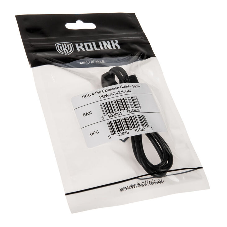 Kolink RGB 4-pin Extension Cable - 50cm image number 2