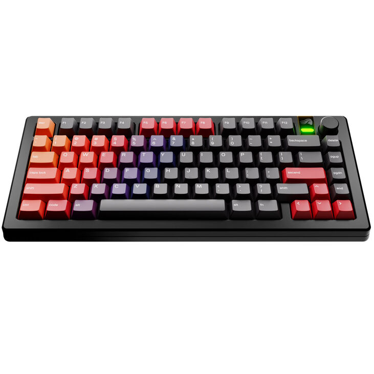 Glorious GPBT Gradient Keycaps, ANSI Layout (US), PBT, Dye-Sub - Celestial Fire image number 1