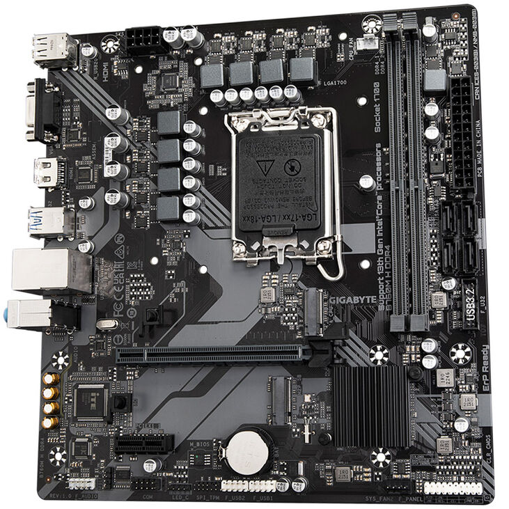 GIGABYTE B760M H DDR4 Mainboard, Sockel 1700, Intel B760, Micro-ATX, DDR4 image number 4
