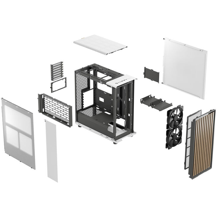 Fractal Design North Midi-Tower - weiß image number 8