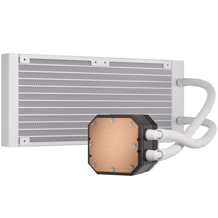 Corsair iCUE H100i ELITE CAPELLIX XT AiO Wasserkühlung - 240mm, weiß image number 2