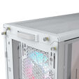 CORSAIR FRAME 4000D LCD RS PC-Geh&auml;use, Midi-Tower, ATX, ARGB, Tempered Glass - wei&szlig; image number null