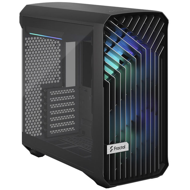 Fractal Design Torrent Compact RGB Midi-Tower Light Tint, Tempered Glass, schwarz image number 1