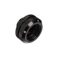 Bitspower Multi-Link Adapter Connection straight G1/4 inch female thread to 16mm OD hard tube - matte black