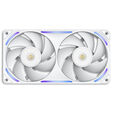 NZXT F240X RGB Case Fan, LCP Rotor, Hybrid Bearing, aRGB - white, 240mm image number null