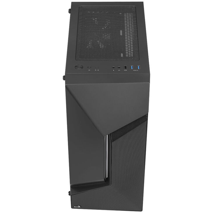 Aerocool Scape-G-BK-v1 Mid Tower, Tempered Glass - Black image number 3
