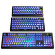 Glorious GPBT Basics Keycaps, ANSI Layout (US), PBT, Doubleshot - Mana Blue image number null