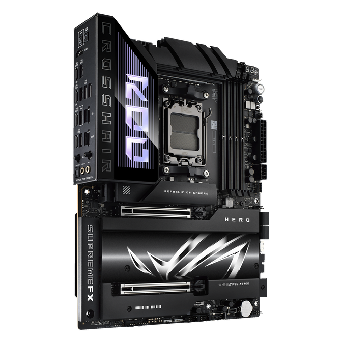 ASUS ROG Crosshair X870E Hero Mainboard, AMD X870E, Sockel AM5, DDR5 image number 1