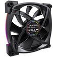 Montech AX140 PWM ARGB L&uuml;fter - 140mm, schwarz image number null