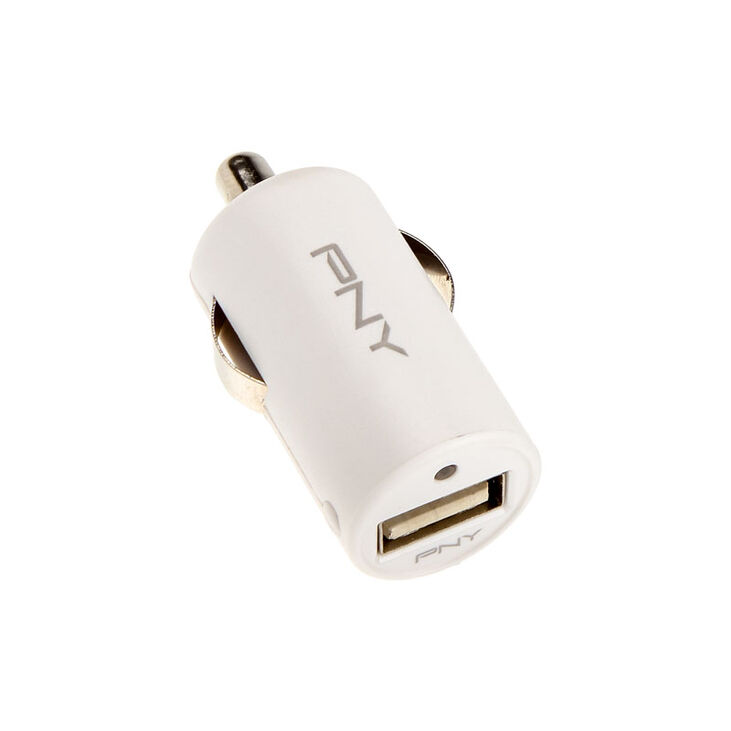 PNY USB Fast Car Charger Weiß 12V 2.4 Amp image number 0