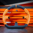 Asetek SimSports GT Rim - Closed D, Leder - orange image number null