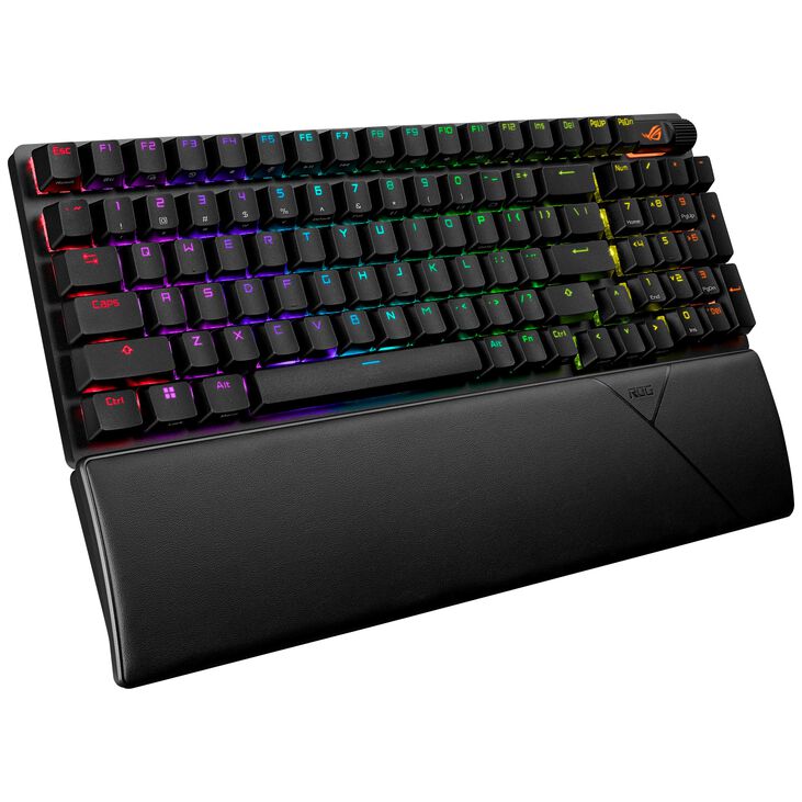 ASUS ROG Strix Scope II 96 Wireless Gaming Tastatur, RGB - schwarz, ISO (DE), ROG NX Snow Switches image number 3
