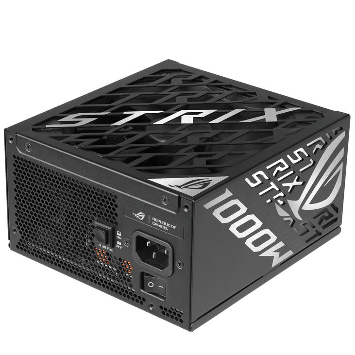 ASUS ROG Strix 1000 Platinum power supply, 80 PLUS Platinum, modular, PCIe 5.1 - 1,000 watts image number 1