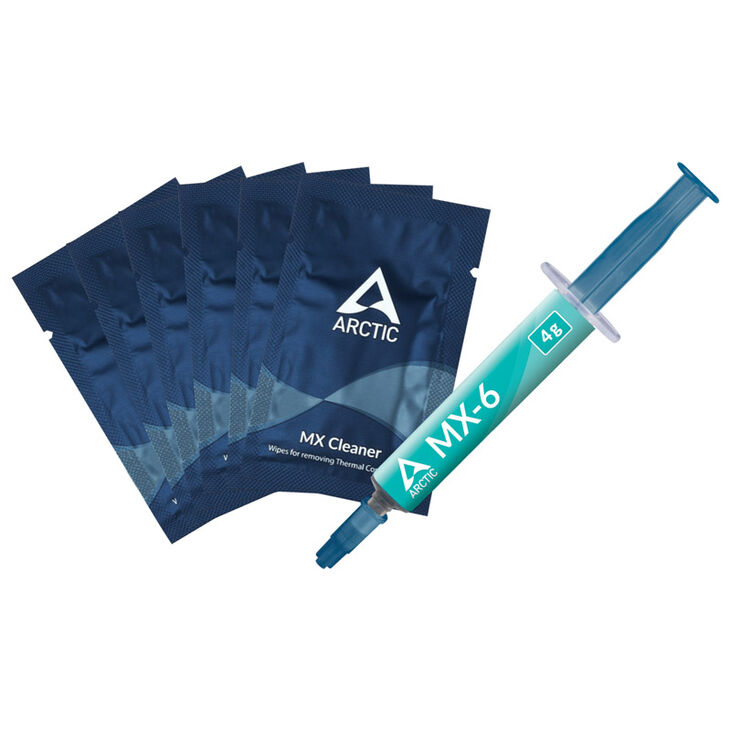 Arctic MX-6 Wärmeleitpaste, mit Reinigungstüchern - 4g image number 0