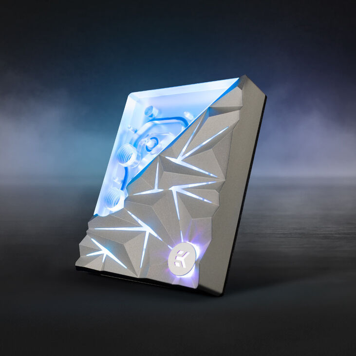 EK Water Blocks EK-Quantum Velocity² Edge D-RGB - AM5 Silver Special Edition image number 3