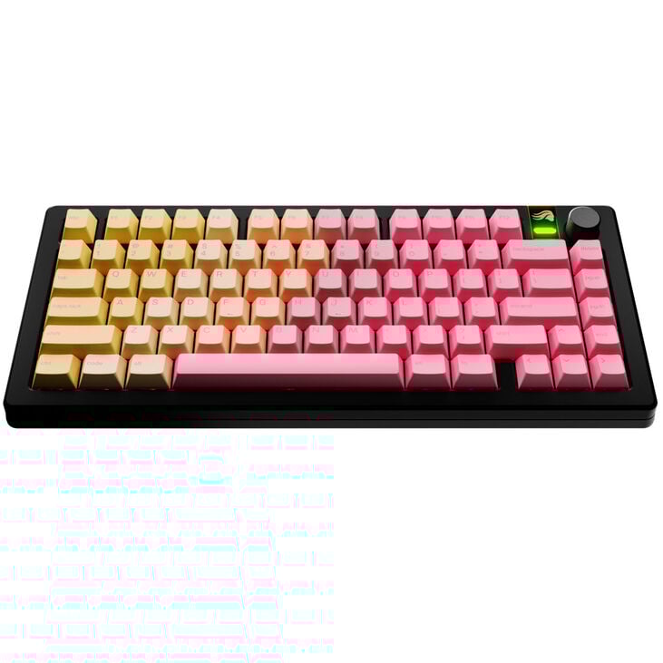 Glorious GPBT Gradient Keycaps, ANSI Layout (US), PBT, Dye-Sub - Grapefruit image number 1