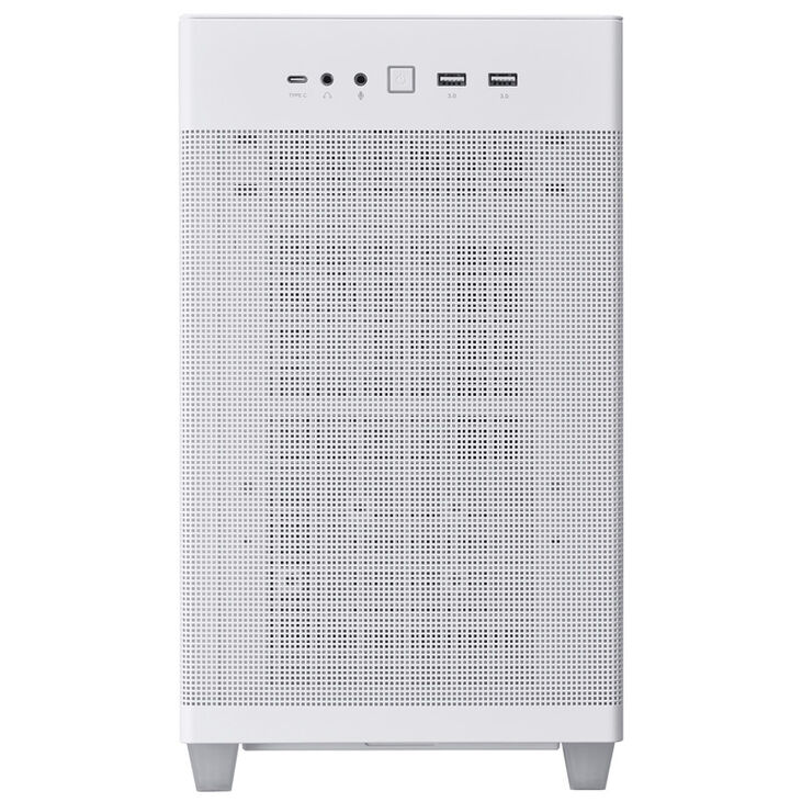 ASUS Prime AP201 Micro-ATX case, Tempered Glass - white image number 3