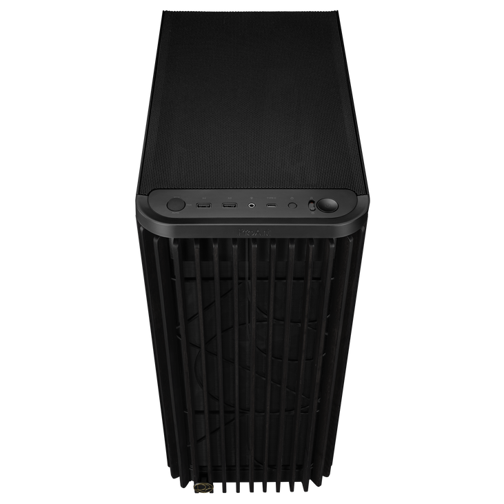 ASUS ProArt PA401 Wood Edition PC-Gehäuse, Midi-Tower,  ATX, Tempered Glass - schwarz image number 3