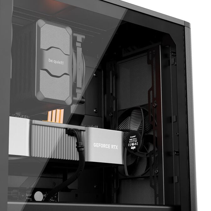 be quiet! Pure Base 501 Airflow PC-Geh&auml;use, Midi-Tower, ATX, Tempered Glass - schwarz image number 5