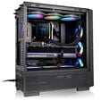 Thermaltake S380 TG ARGB PC-Geh&auml;use, Midi-Tower, ATX, Tempered Glass - inklusive 4x 120-mm-L&uuml;fter, schwarz image number null