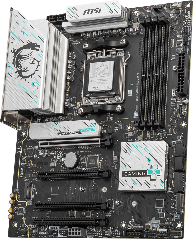 MSI B850 Gaming Plus WiFi Motherboard, socket AM5, AMD B850, ATX, DDR5 image number 3