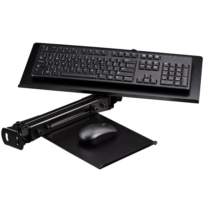 Next Level Racing Elite Keyboard and Mouse Tray - Black Edition image number 1