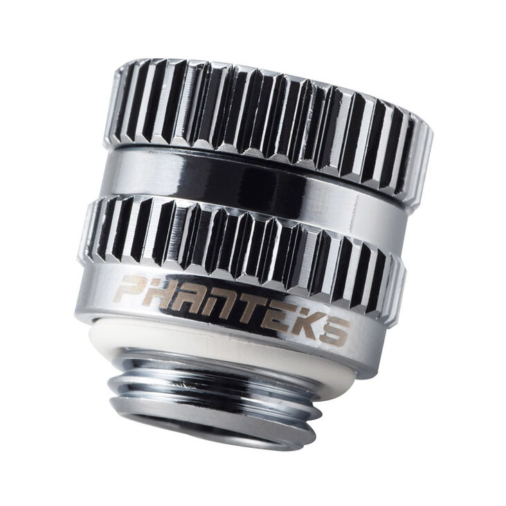 PHANTEKS Glacier M-F Rotary Adapter gerade G1/4 Zoll AG auf G1/4 Zoll IG, chrome silber image number 1