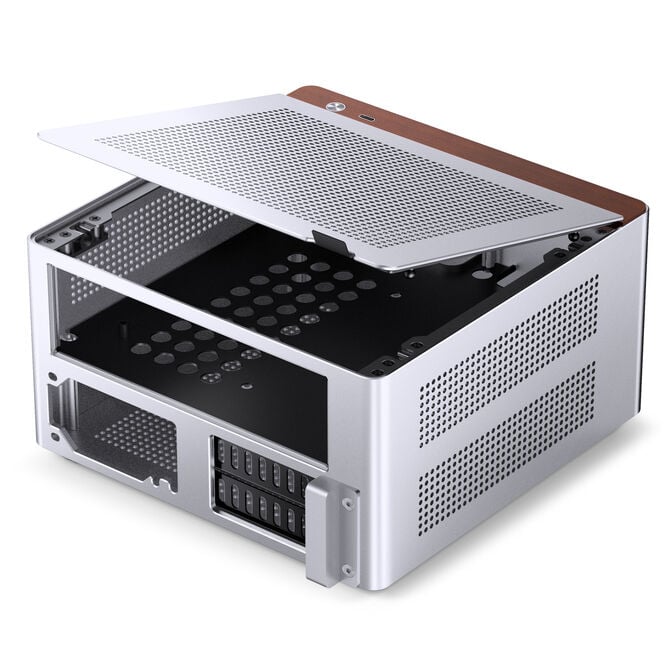 Jonsbo NV10 PC case, mini case, ITX - silver image number 4