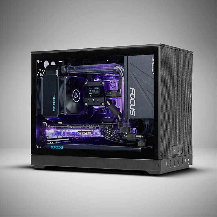 SSUPD Meshroom D PC Case, Mini Case, ATX - Black
