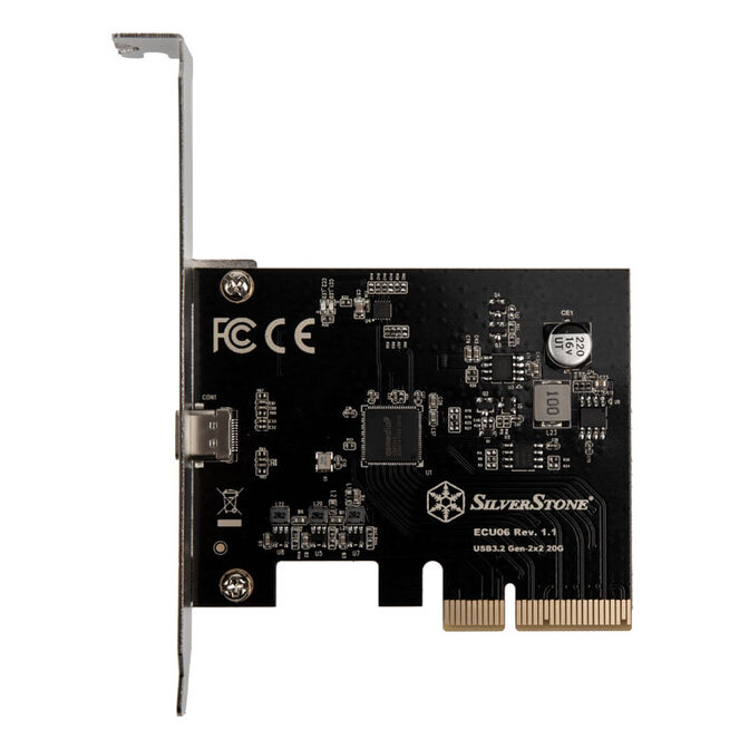 SilverStone ECU06, USB-Typ-C 3.2 Gen 2x2 Schnittstellenkarte - PCIe image number 1