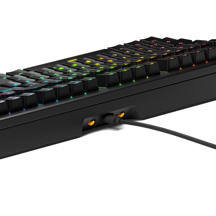 Glorious GMMK 3 100% Custom Gaming Keyboard - Pre-Built, ISO (DE), Fox Switches, Black image number 3