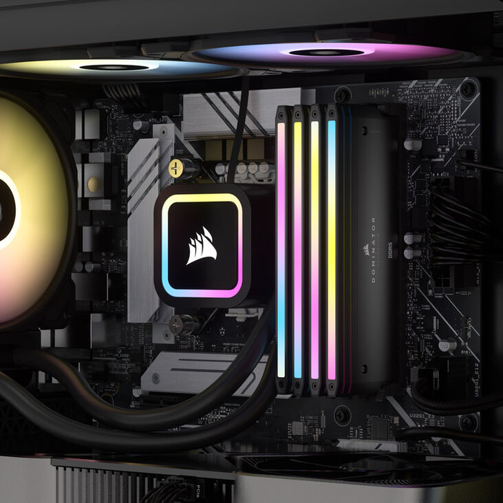 Corsair Dominator Titanium DDR5-6400 RAM, CL32, XMP - 32 GB Dual-Kit, schwarz image number 6