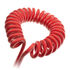 Ducky Premicord Apple Red Spiral Cable, USB Type C to Type A - 1.8m image number null