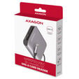AXAGON CRE-S3C Externer Kartenleser USB-C 3.2 Gen 1, 3-Slot, SD/microSD/CF, UHS-II image number null