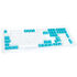 Ducky Keycap Set, PBT, ISO (DE) - weiß/blau image number null