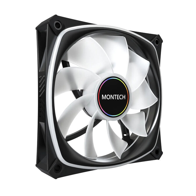 Montech RX120 PRO PWM Reverse L&uuml;fter, ARGB - 3er-Pack, 120mm, schwarz image number 6