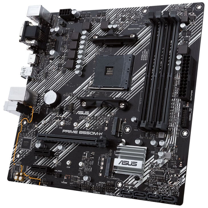 ASUS Prime B550M-K, AMD B550 Mainboard - Sockel AM4 image number 3