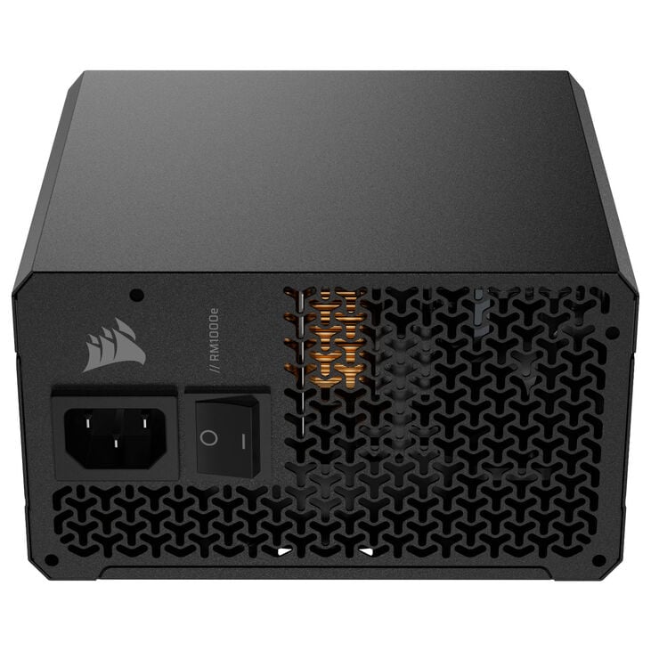 Corsair RMe Series RM1000e 80 PLUS Gold power supply, modular, ATX 3.1, PCIe 5.1 - 1,000 watts, black image number 4