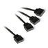 Alphacool Y-Splitter aRGB 3-Pin auf 3x 3-Pin 15cm - schwarz image number null